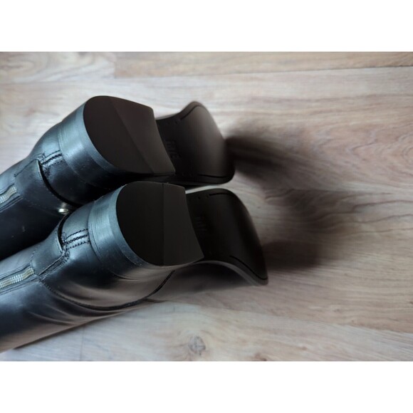 Frye Melissa Button Back Zip Tall Leather Riding Boots Womens 7 - Picture 11 of 13